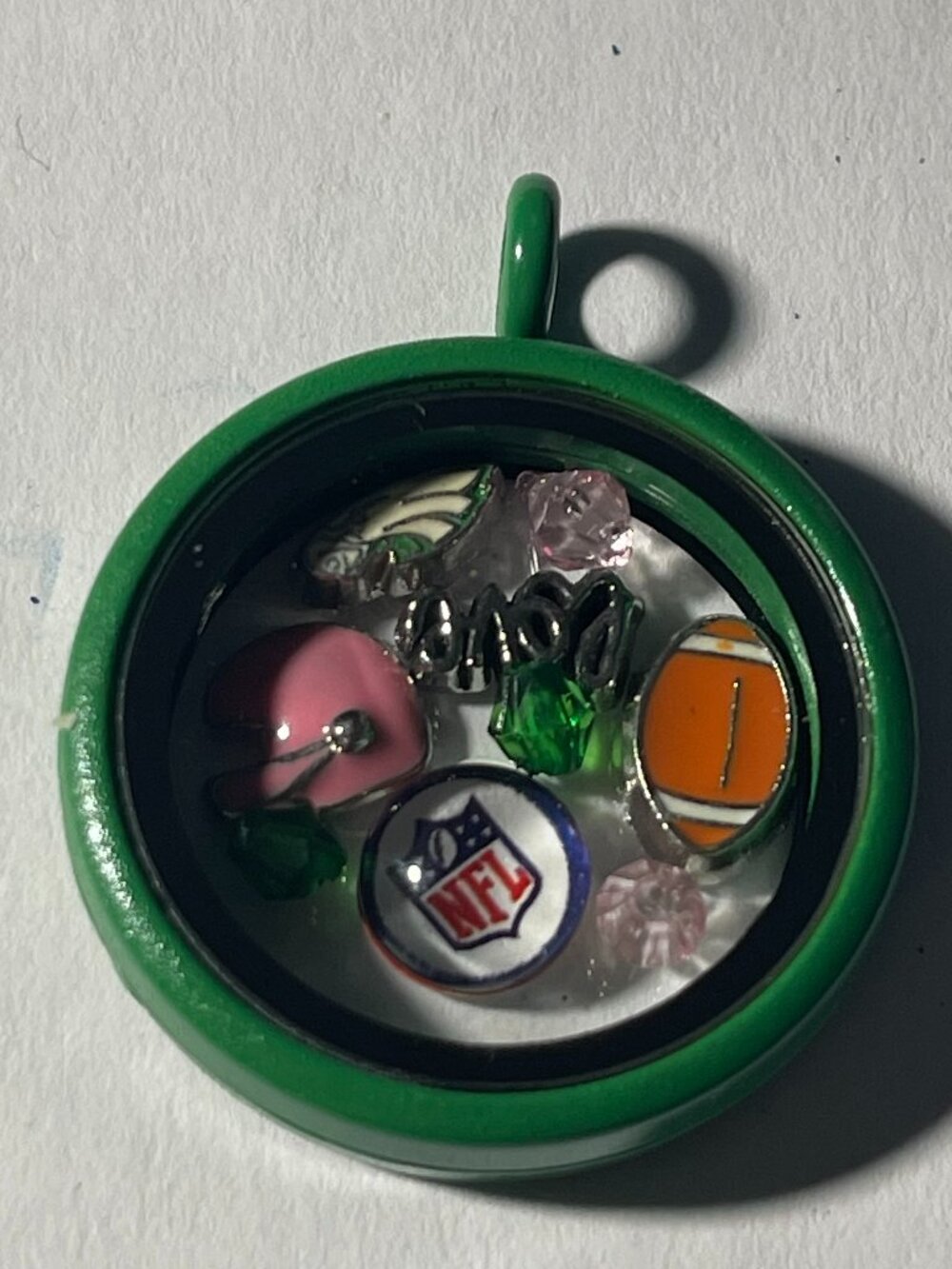 Philadelphia Eagles NFL Memory Charm Locket w/ 22 IN chain NEW